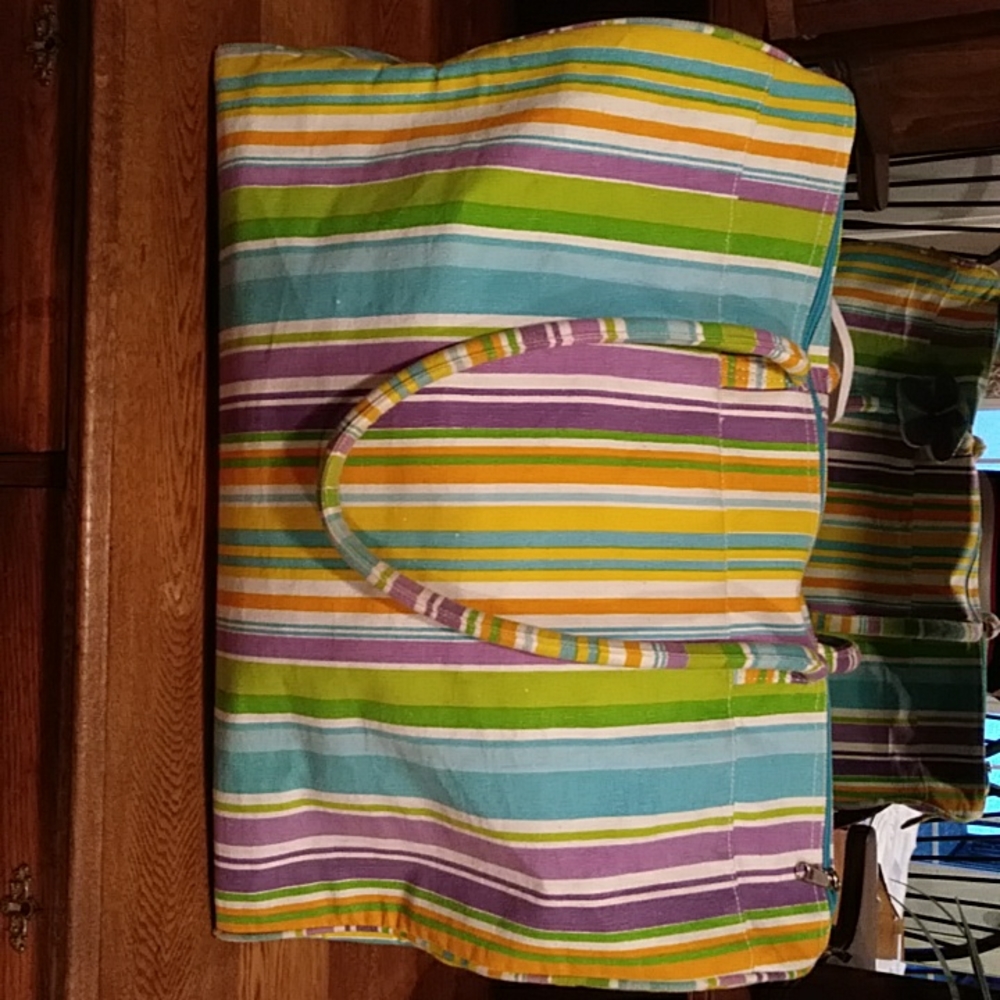 Striped Beach Bag or a weekender bag!!